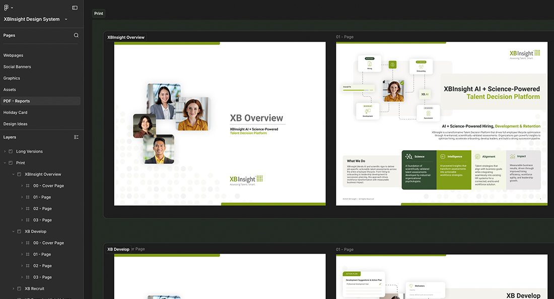 XBInsight design layouts